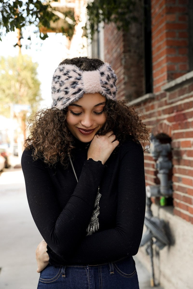 Faux Leopard Head Wrap-Soul Flow Apparel