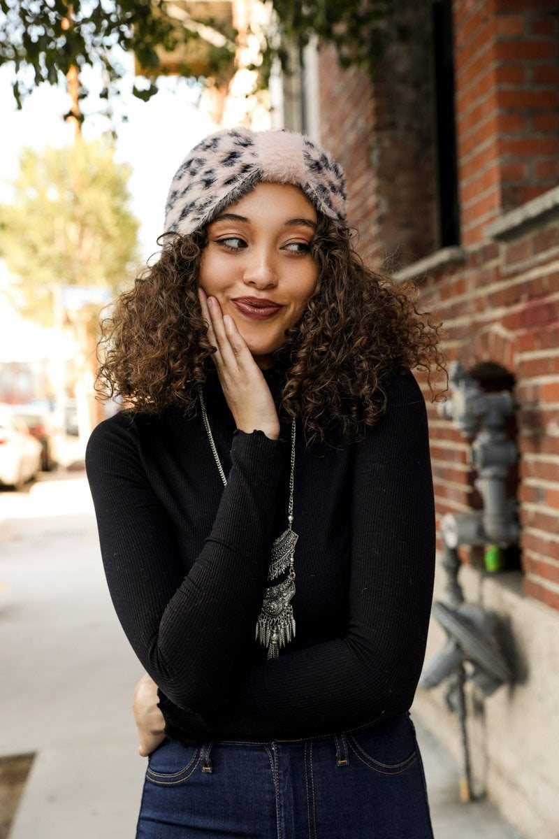 Faux Leopard Head Wrap-Soul Flow Apparel