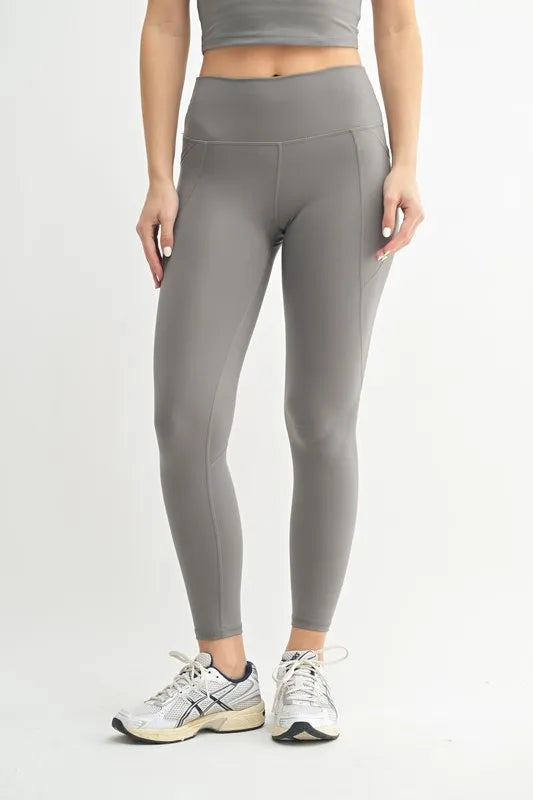 MONO B Venice Cloud Light Sculpt High-Waisted Leggings-Soul Flow Apparel