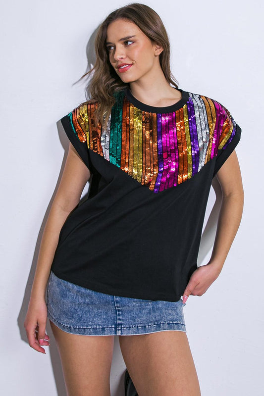 How I'm Feeling Black Knit Top — Soul Flow Apparel