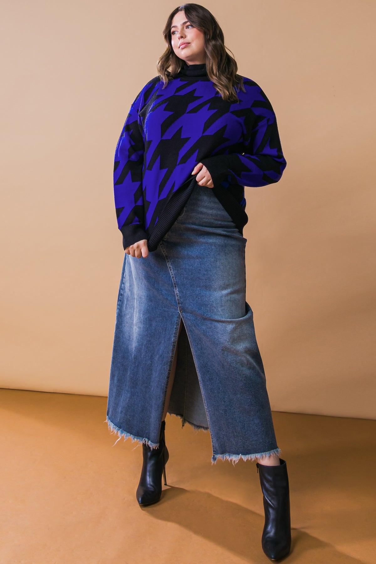 Special Plans Turtleneck Sweater With Soft Comfortable Fabric