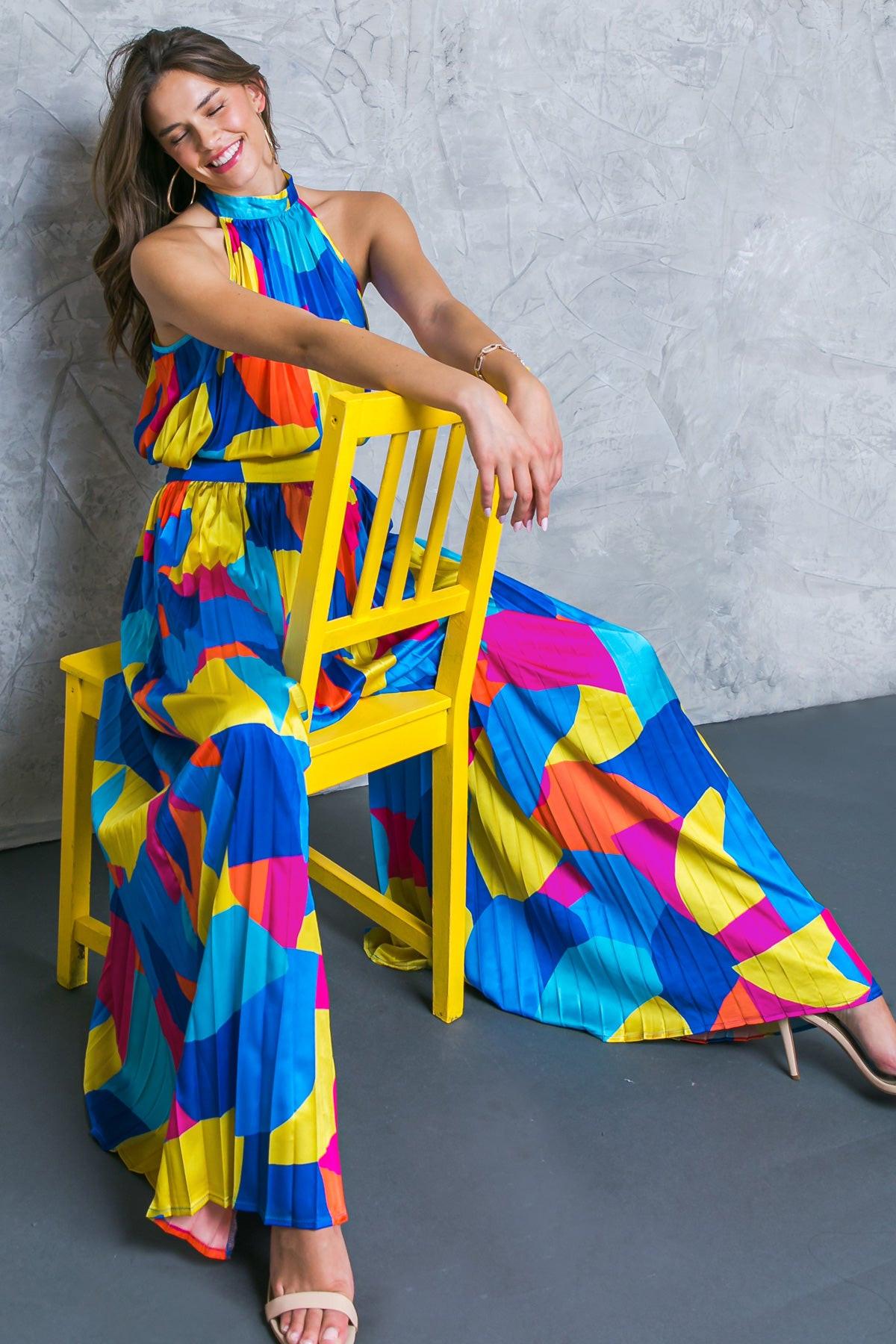 Free Your Mind Woven Pants With Pleated Design And Side Zipper