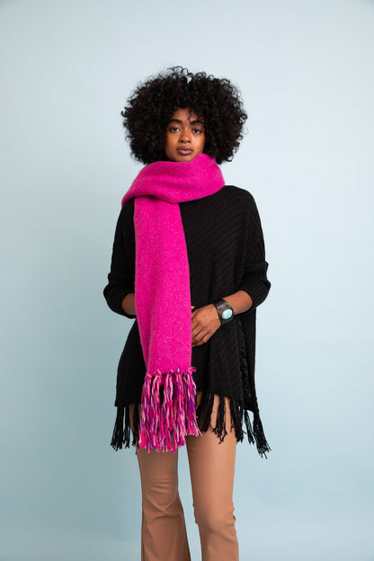 Frayed Bohemian Flow Scarf-Soul Flow Apparel