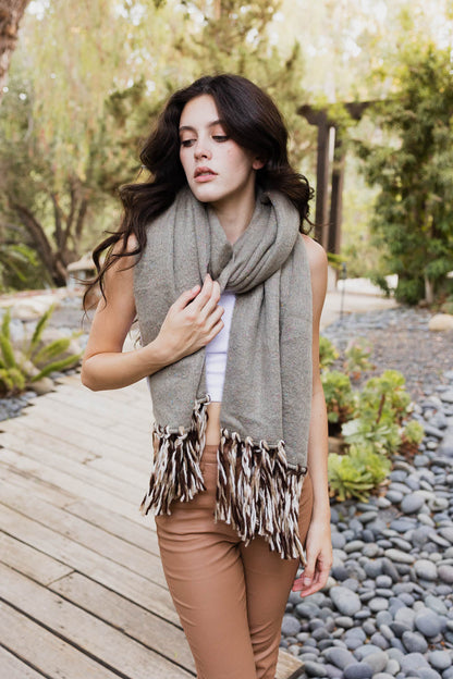 Frayed Bohemian Flow Scarf-Soul Flow Apparel