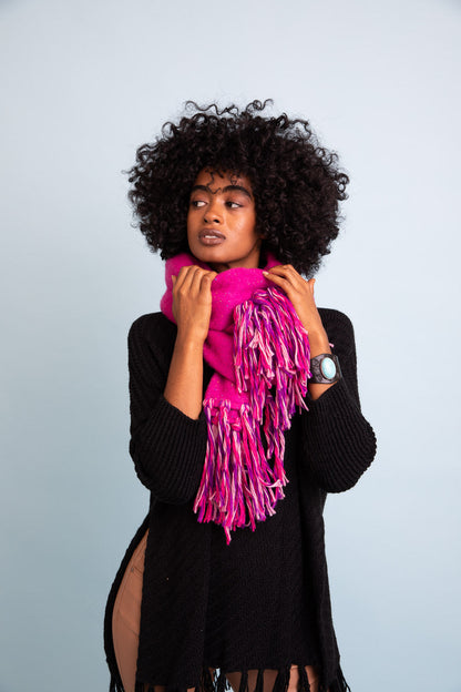 Frayed Bohemian Flow Scarf-Soul Flow Apparel