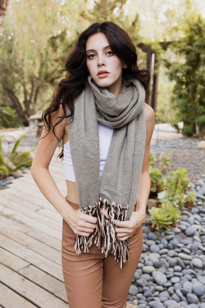 Frayed Bohemian Flow Scarf-Soul Flow Apparel
