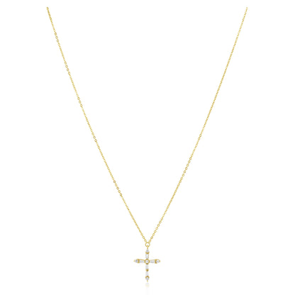 Gabriella CZ Cross Necklace