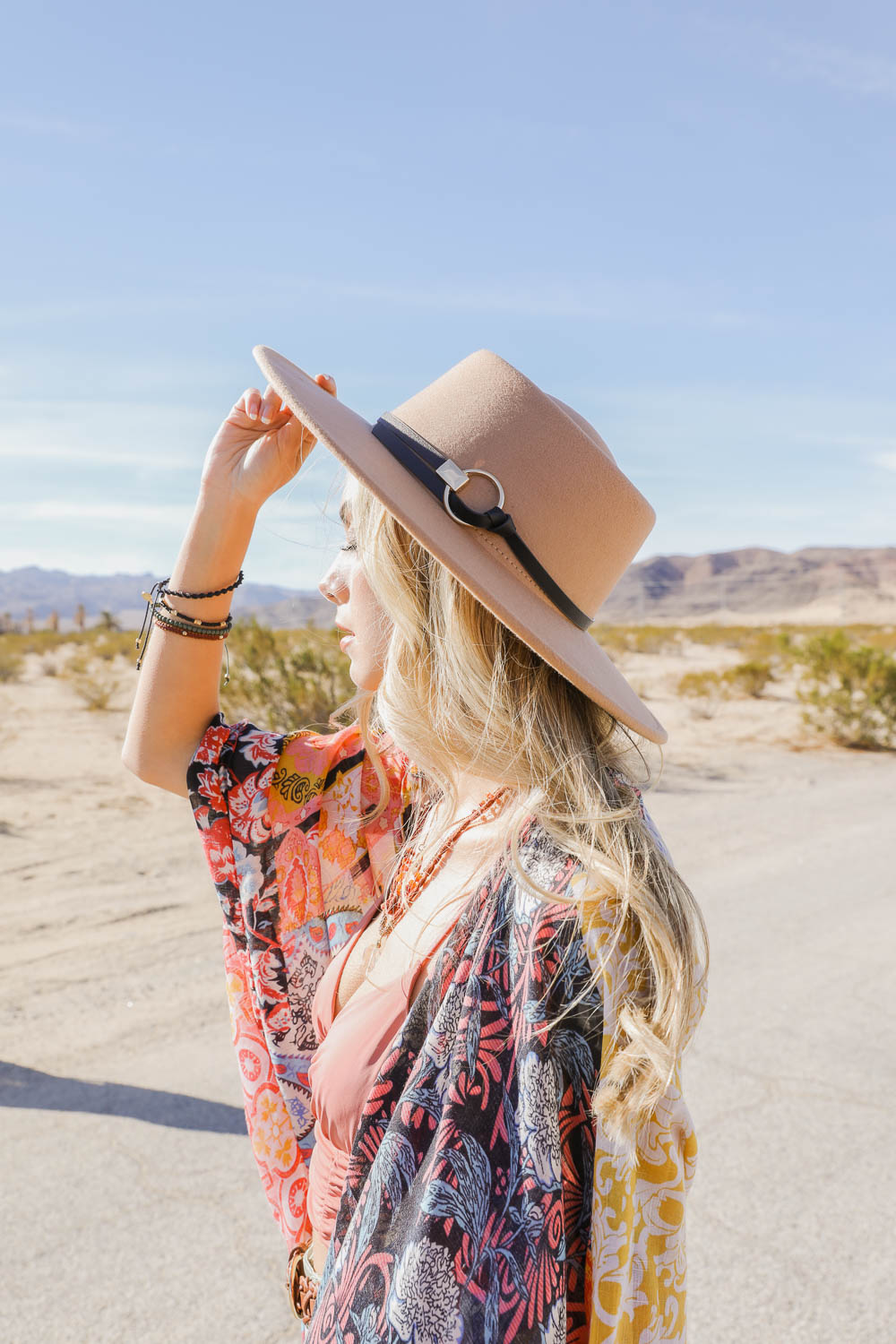 Hats - Gold Ring Buckle Bolero Hat