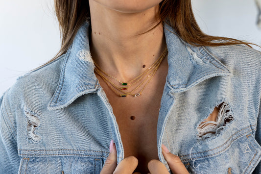 Willow Necklace-Emerald — Soul Flow Apparel