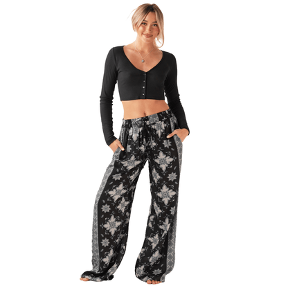 Khao Sok Wide Leg Drawstring Pants