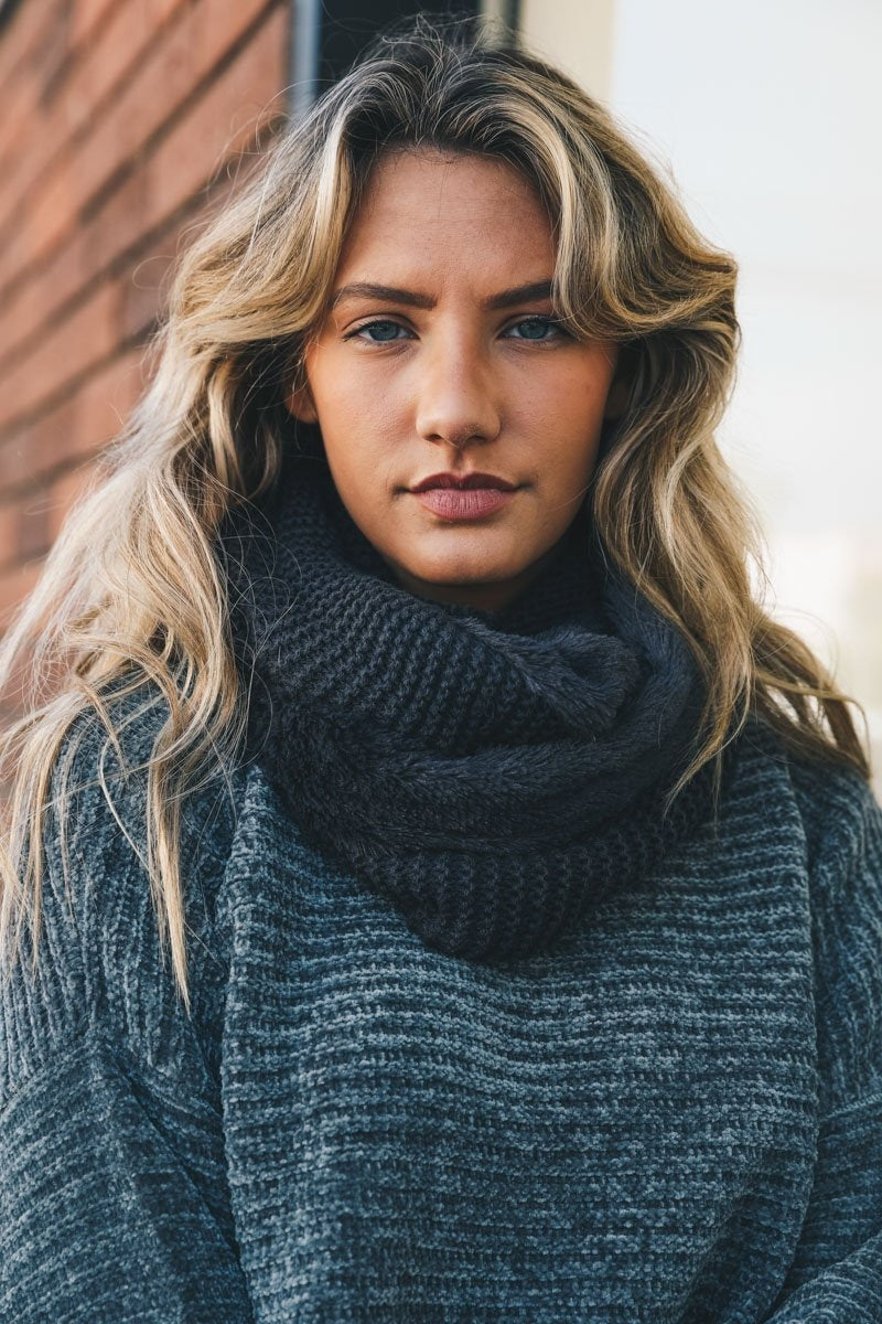 Knit Infinity Scarf-Soul Flow Apparel