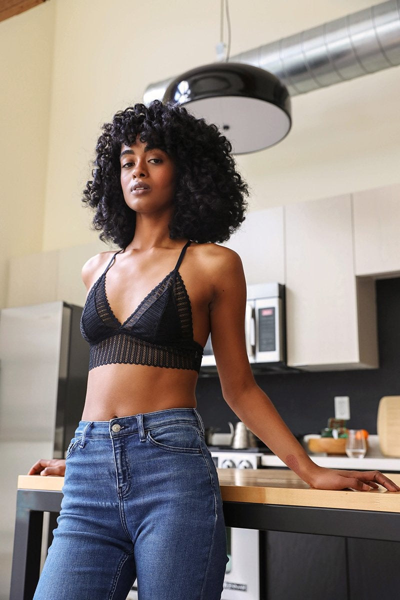 Lace Boho Racerback Bralette-Soul Flow Apparel