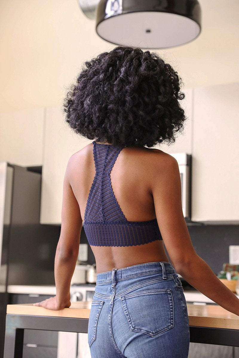 Lace Boho Racerback Bralette-Soul Flow Apparel