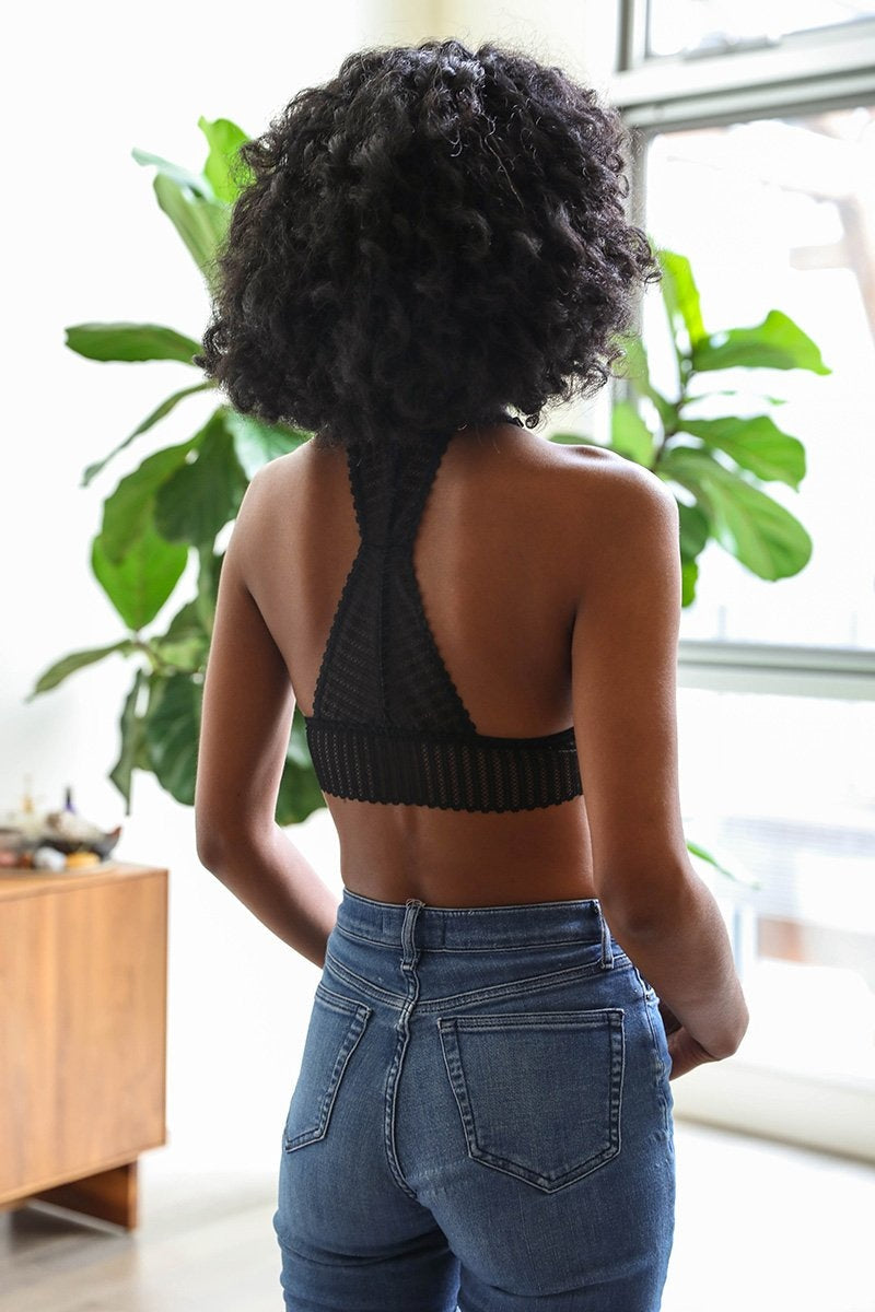 Lace Boho Racerback Bralette-Soul Flow Apparel