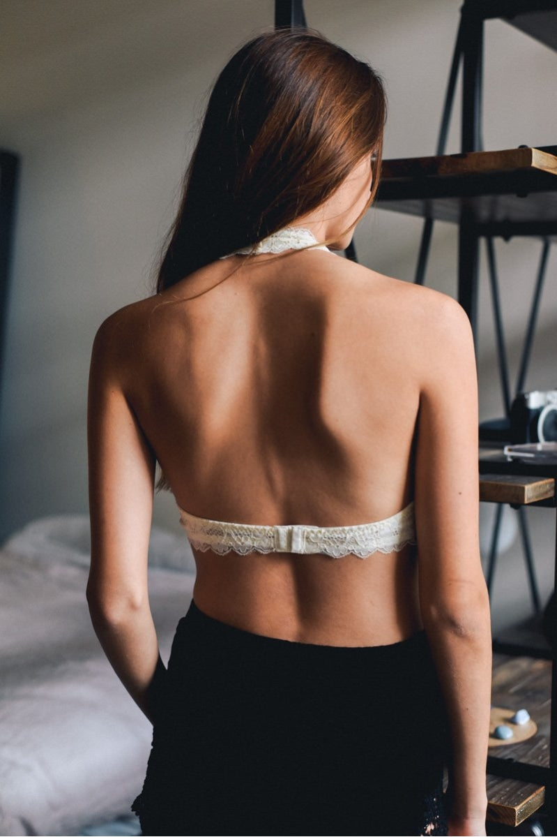 Lace Halter Bralette-Soul Flow Apparel
