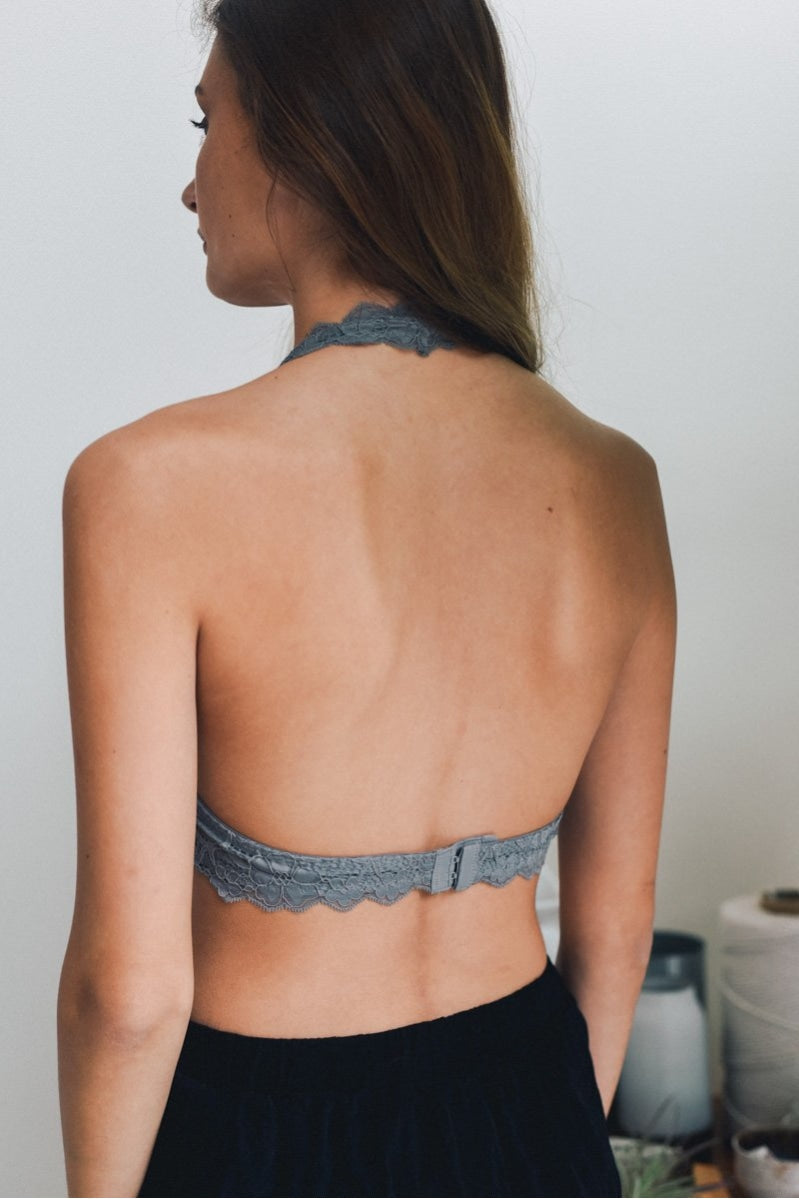 Lace Halter Bralette-Soul Flow Apparel