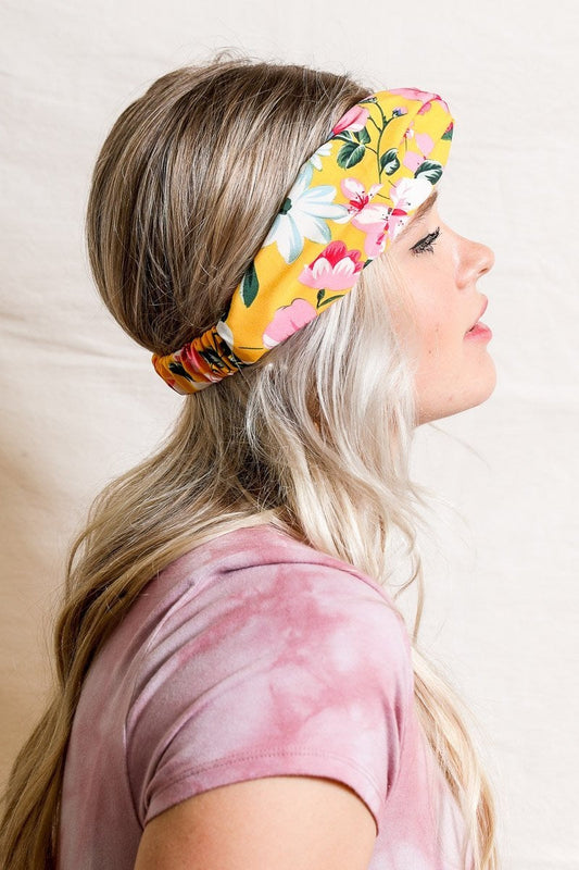 Magnolia Twist Headband-Soul Flow Apparel