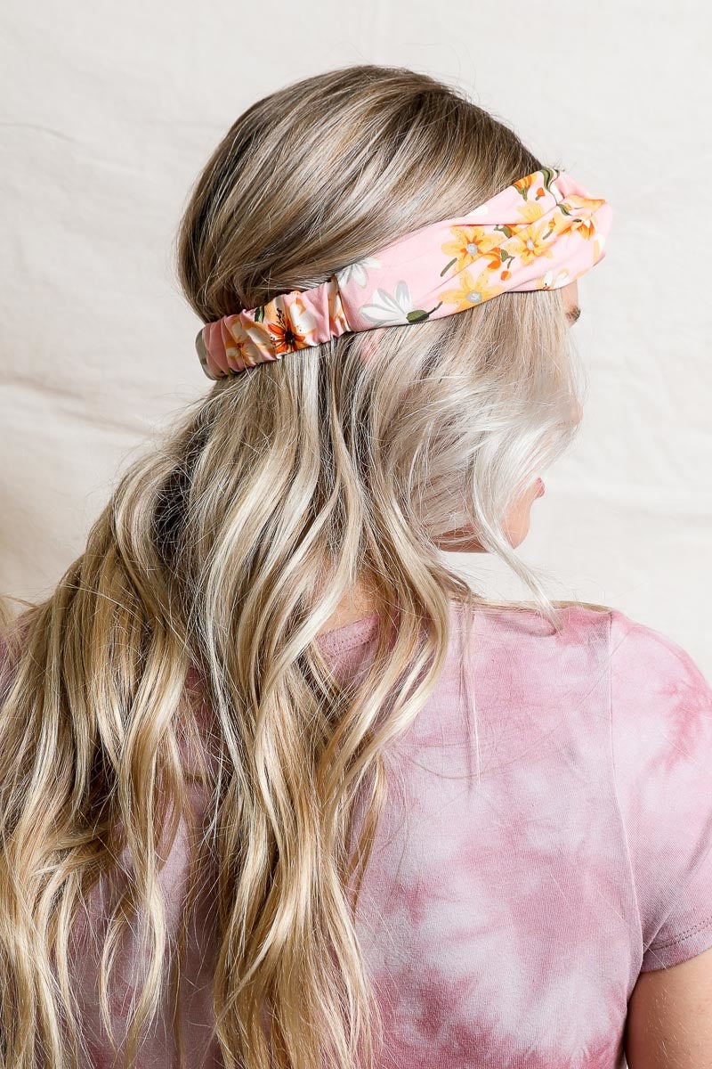 Magnolia Twist Headband-Soul Flow Apparel