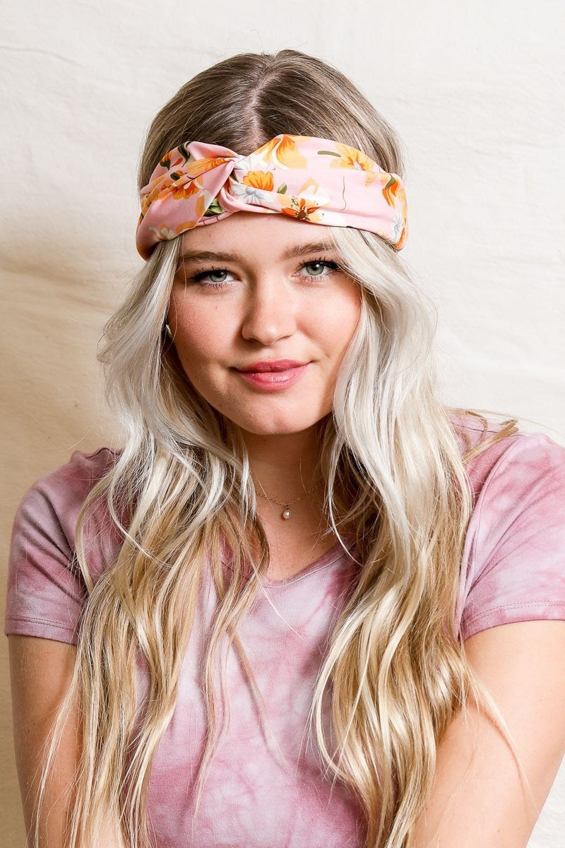 Magnolia Twist Headband-Soul Flow Apparel