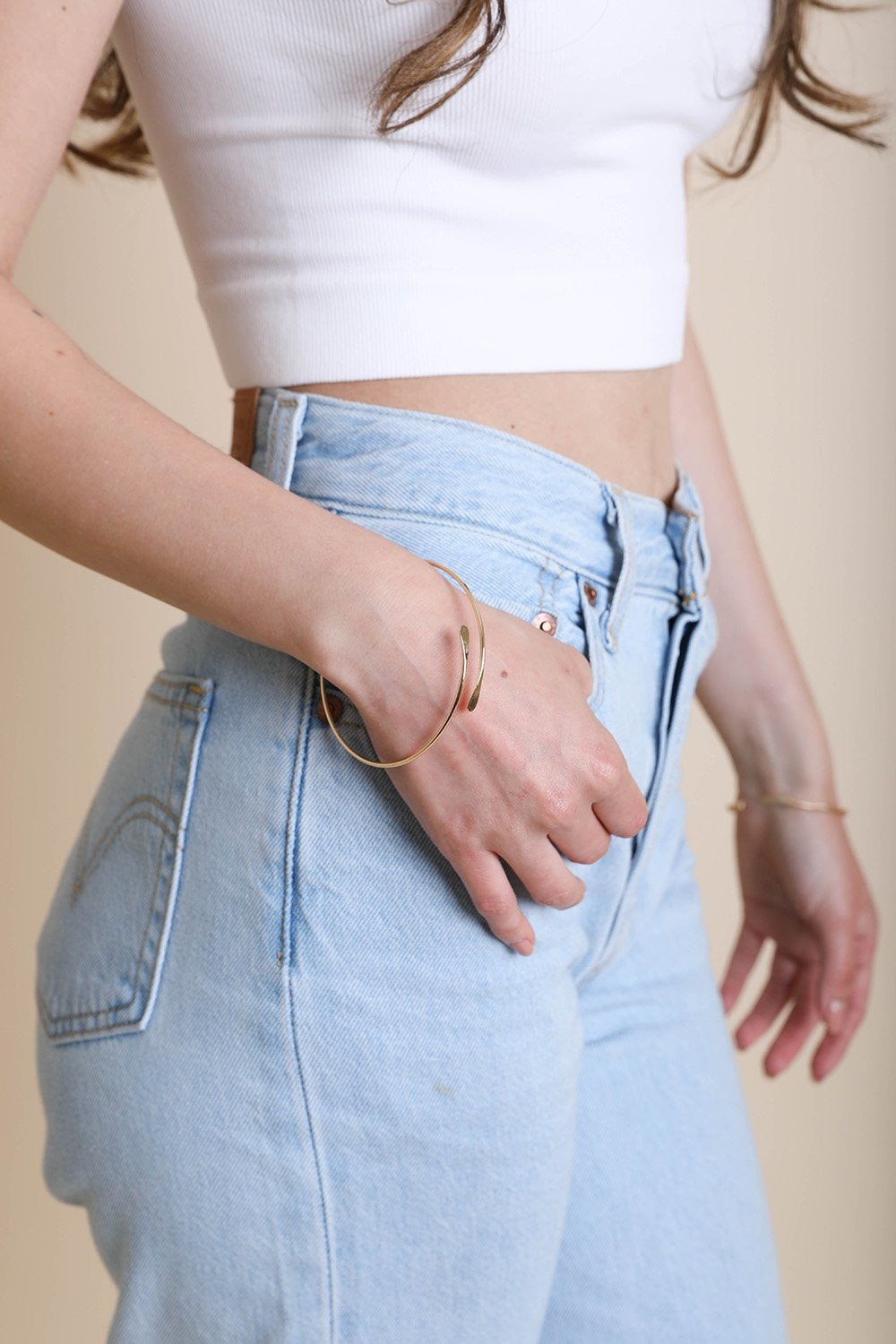 Minimal Arm Cuff/Bangle-Soul Flow Apparel
