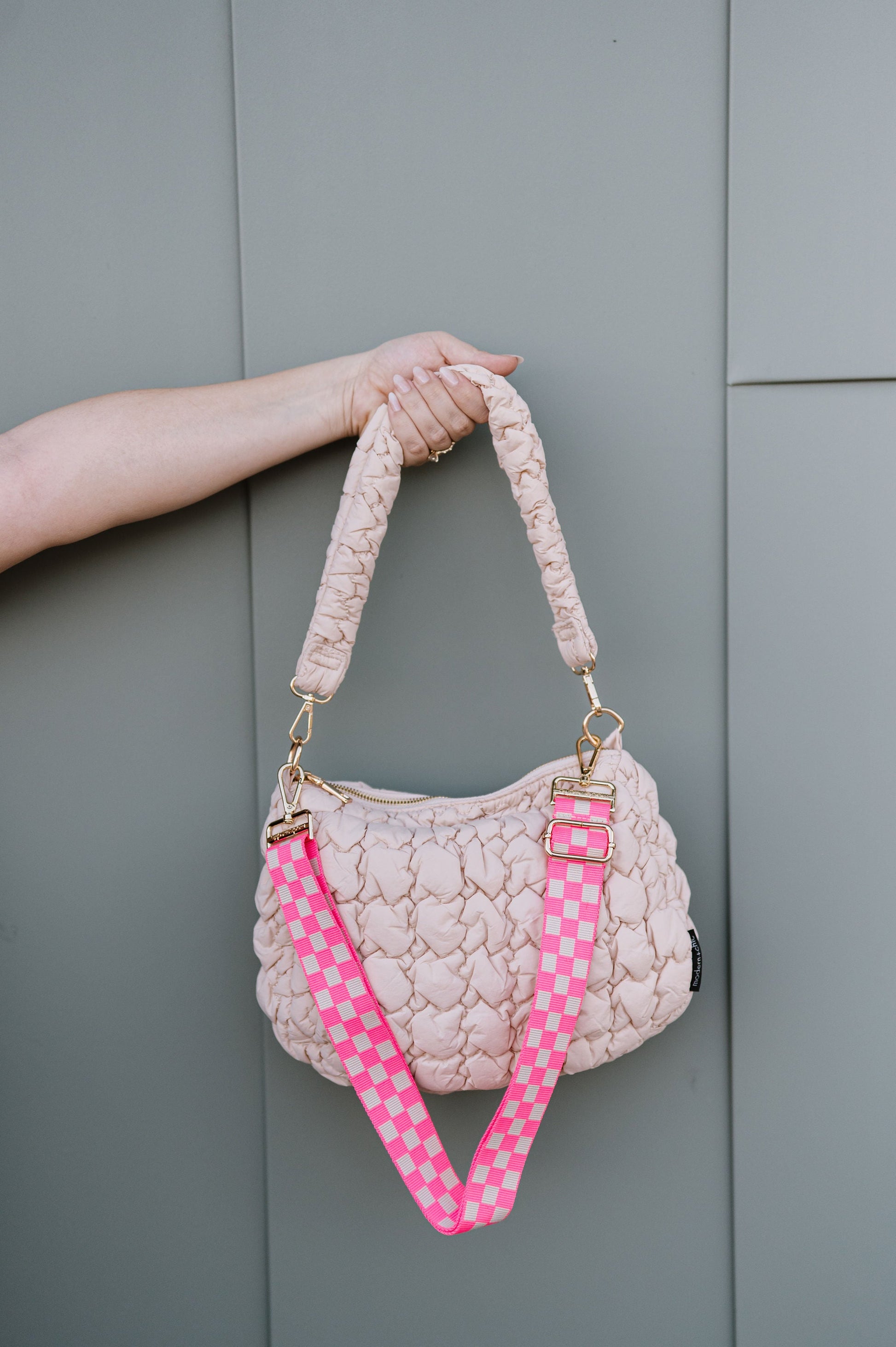 Alyssa Quilted Convertible Bag-Soul Flow Apparel