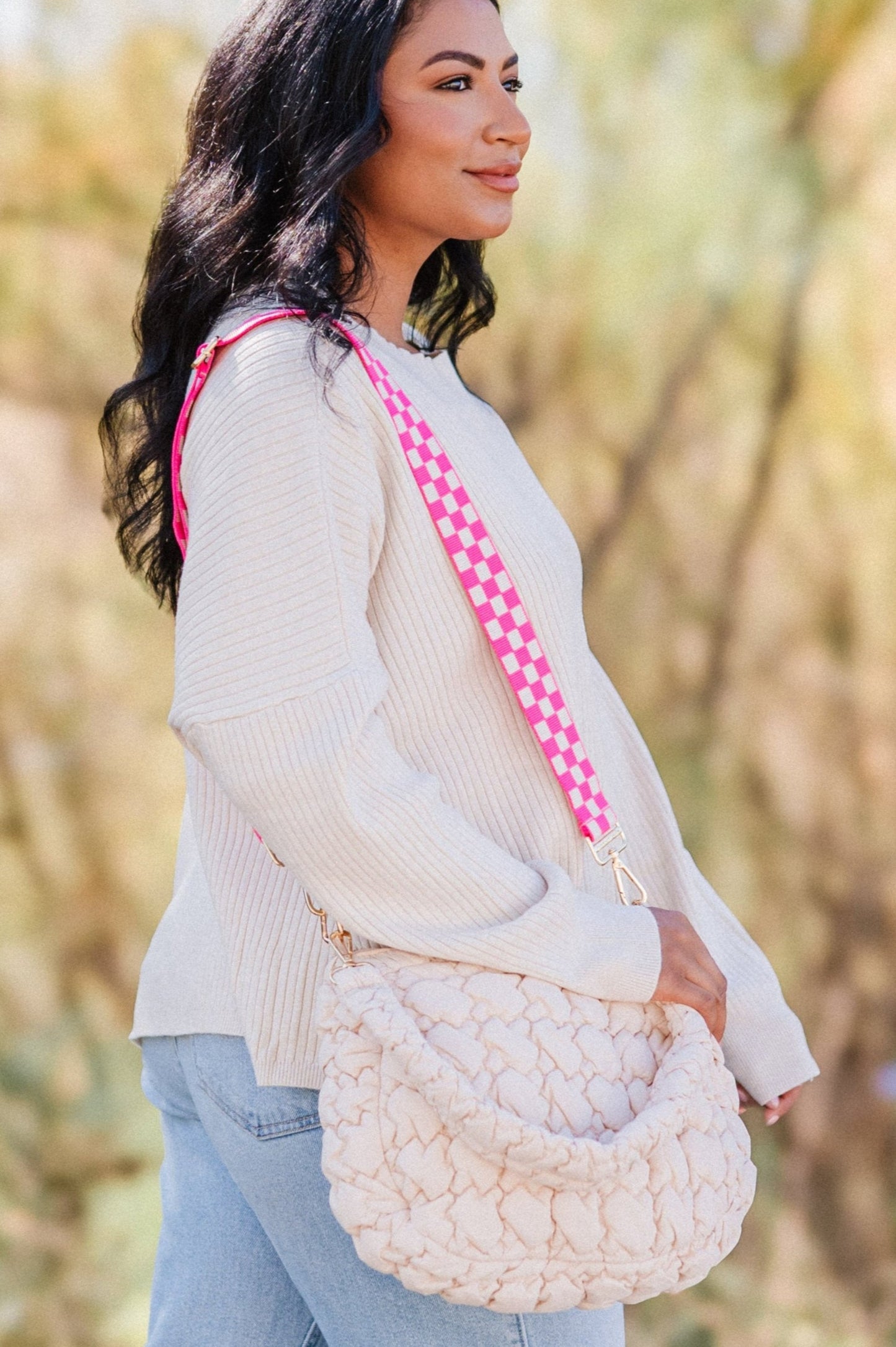 Alyssa Quilted Convertible Bag-Soul Flow Apparel