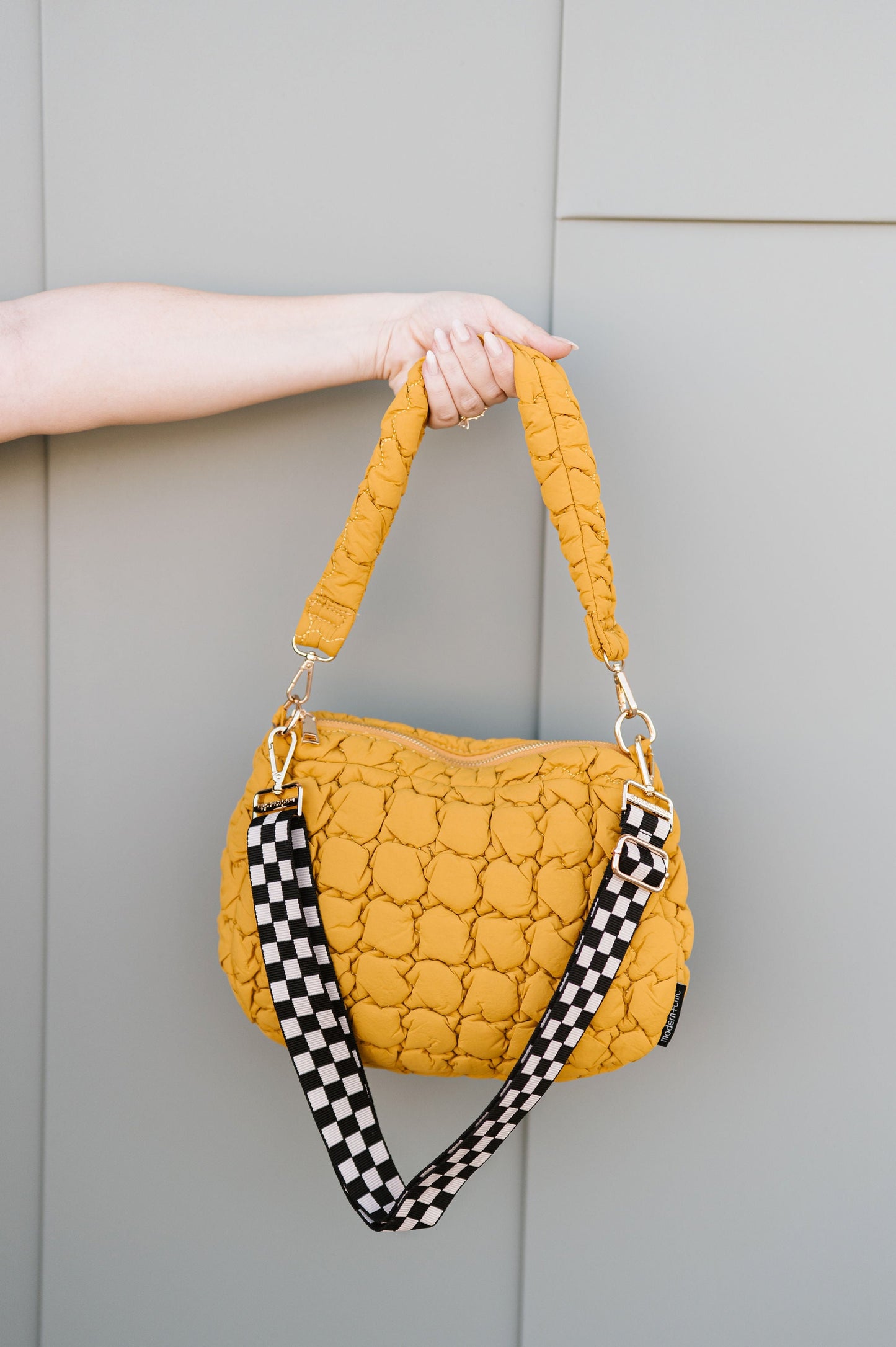 Alyssa Quilted Convertible Bag-Soul Flow Apparel