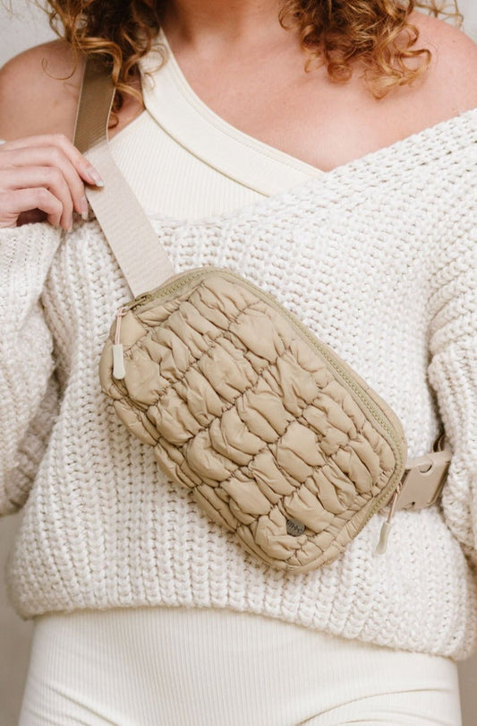 Atlas Quilted Belt Bag-Soul Flow Apparel