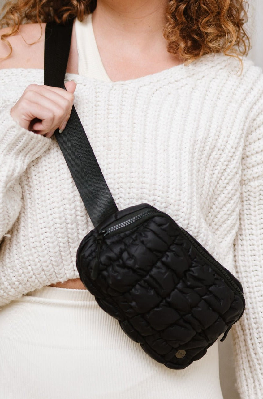 Atlas Quilted Belt Bag-Soul Flow Apparel