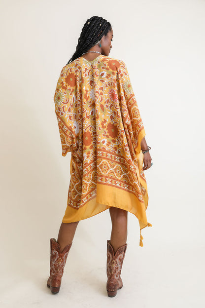Moroccan Touch Tapestry Kimono-Soul Flow Apparel