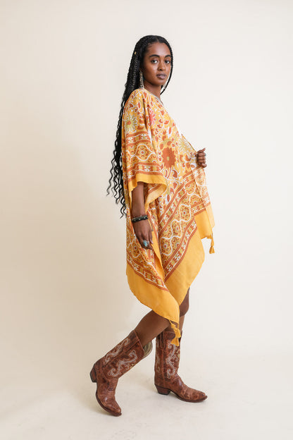 Moroccan Touch Tapestry Kimono-Soul Flow Apparel