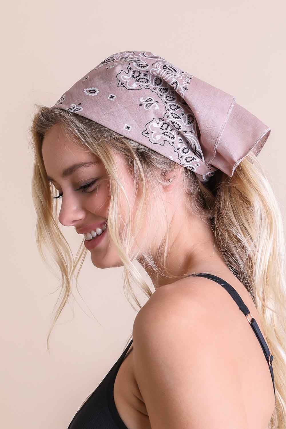 Muted Color Bandana-Soul Flow Apparel