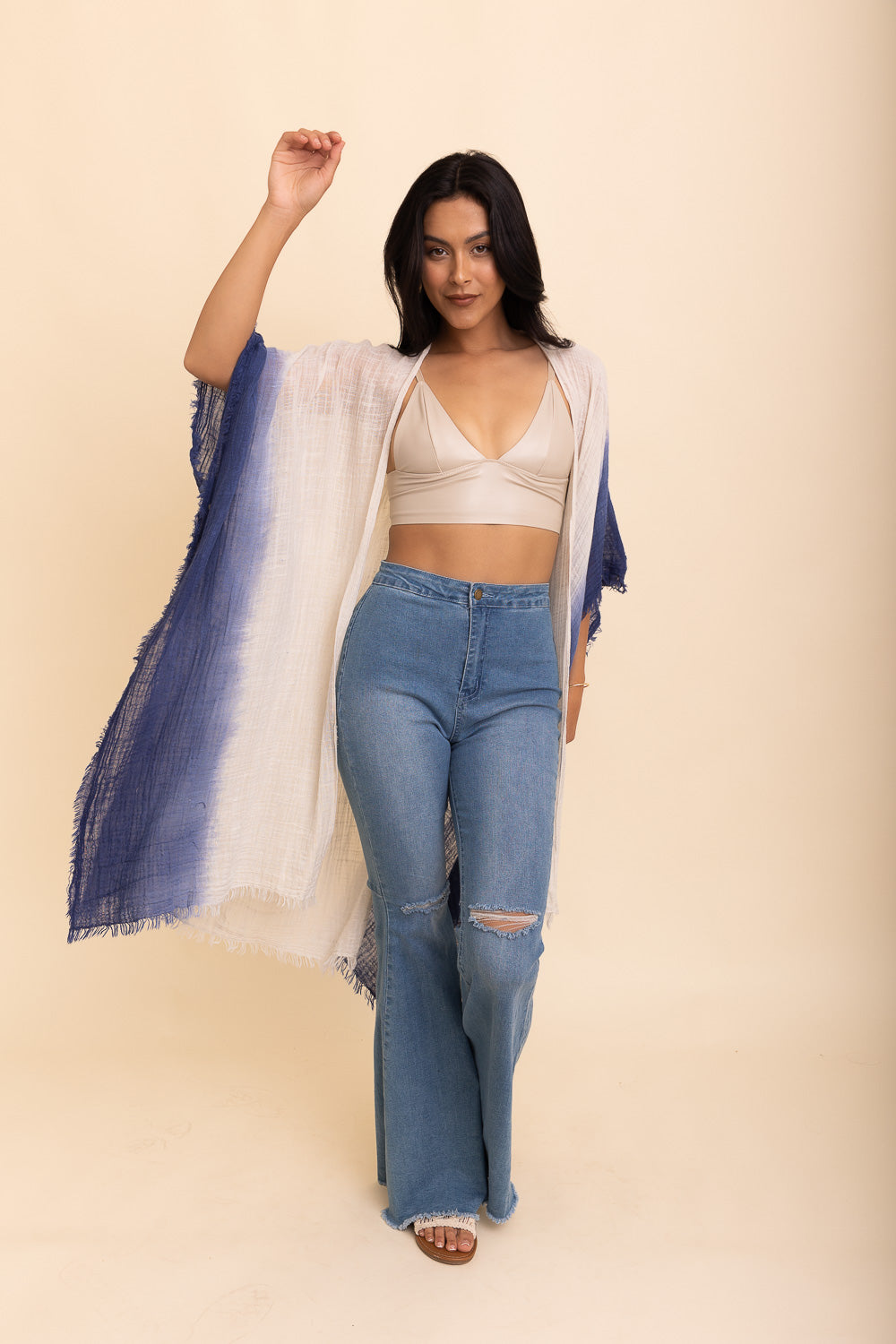 Mystic Hues Cotton Kimono-Soul Flow Apparel