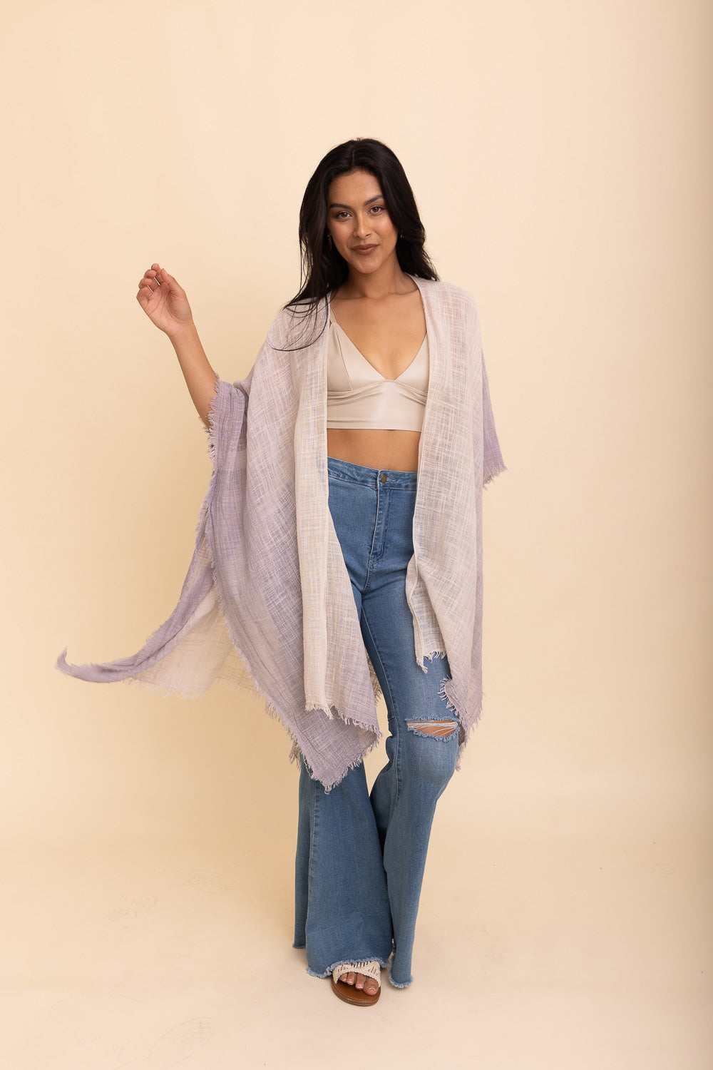 Mystic Hues Cotton Kimono-Soul Flow Apparel