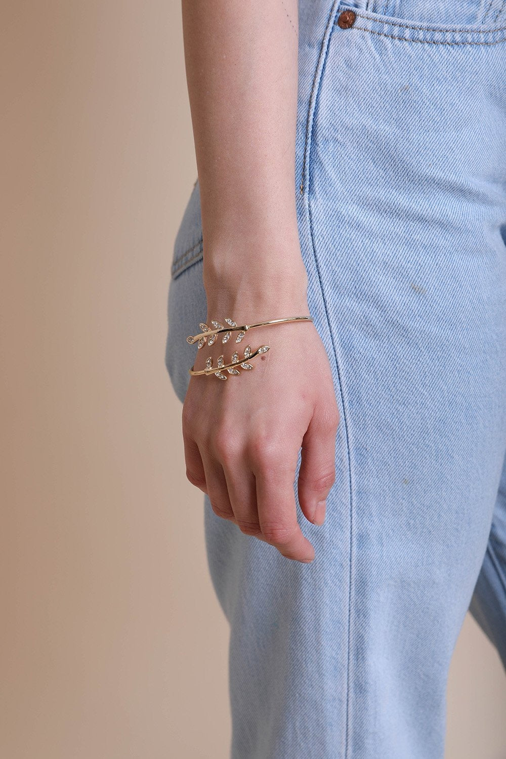 Olive Branch Minimal Bracelet-Soul Flow Apparel
