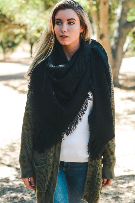 Soul Flow Apparel | Boho Open Weave Square Scarf