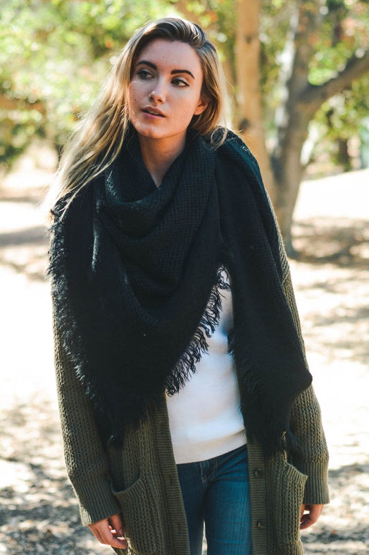 Soul Flow Apparel | Boho Open Weave Square Scarf