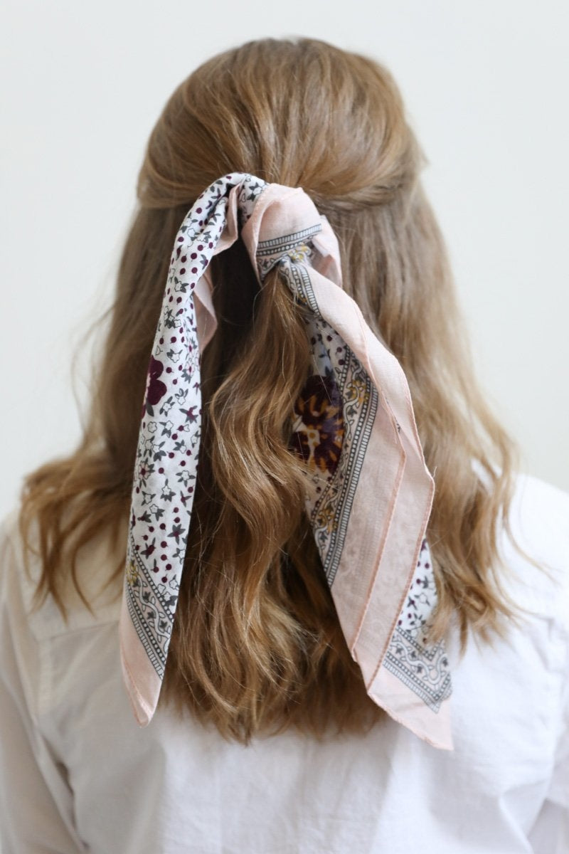 Orchid Floral Bandana-Soul Flow Apparel