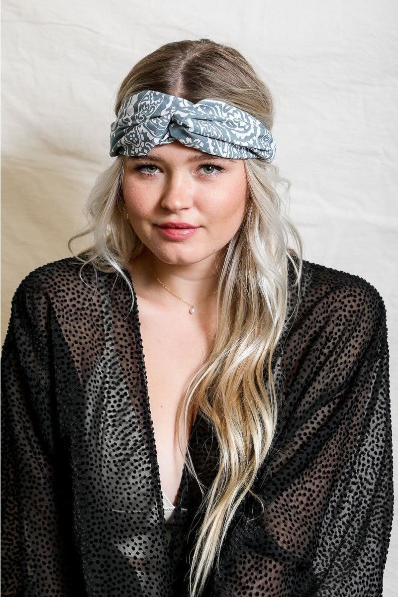Paisley Boho Head Wrap-Soul Flow Apparel