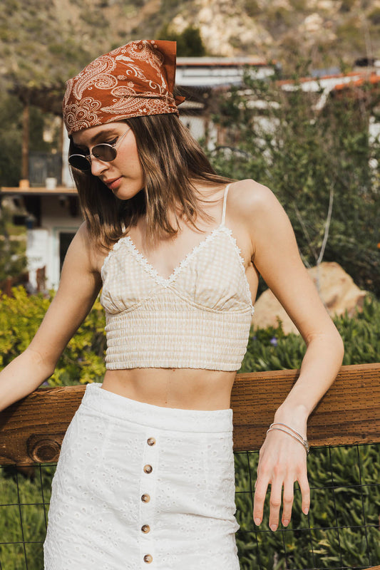 Paisley Floral Patterned Bandana-Soul Flow Apparel