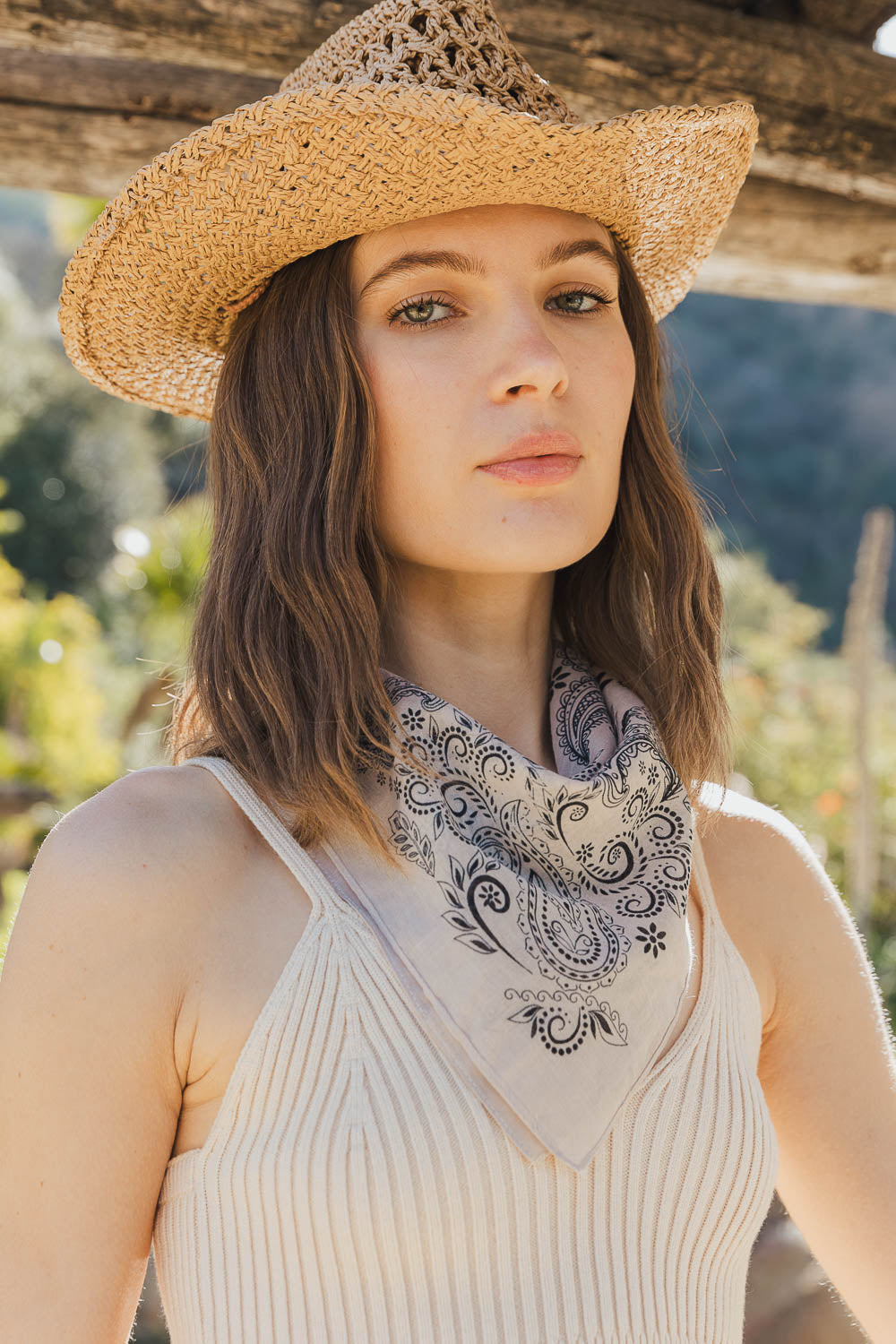 Paisley Floral Patterned Bandana-Soul Flow Apparel