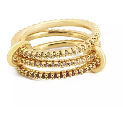 Pave Ring Set