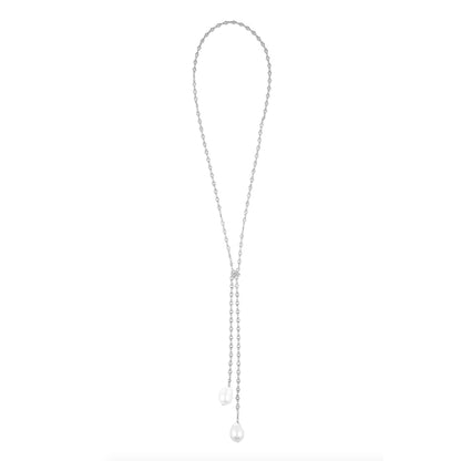 Pearl Bolo Necklace