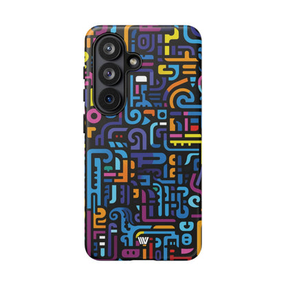 NEON GLYPHS | Tough Phone Case