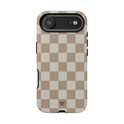NEUTRAL CHECKERBOARD | Tough Phone Case