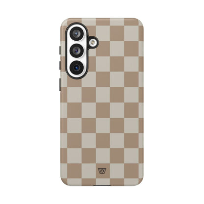 NEUTRAL CHECKERBOARD | Tough Phone Case