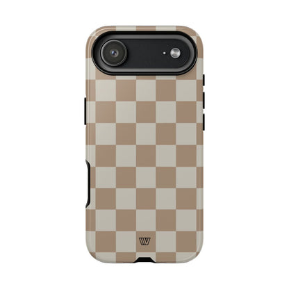 NEUTRAL CHECKERBOARD | Tough Phone Case
