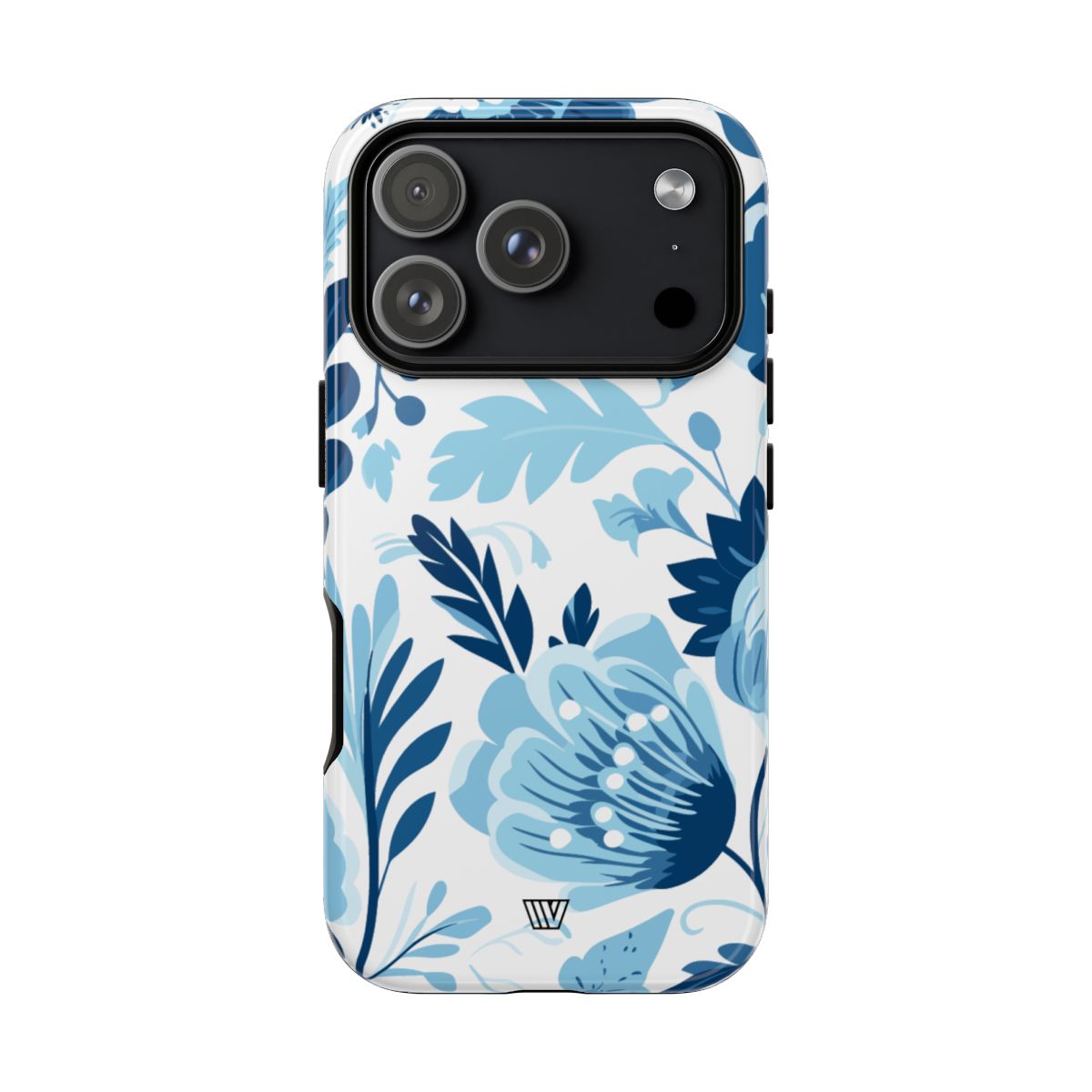 BLUE WHITE FLOWERS | Tough Phone Case