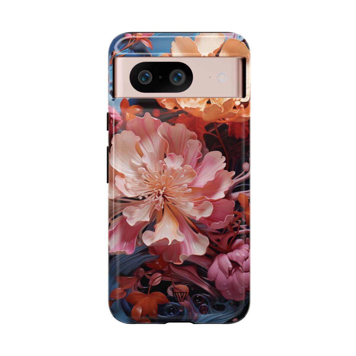 PAINT SWIRL FLOWERS | Tough Phone Case