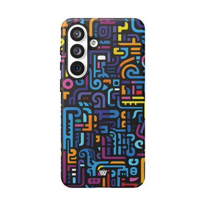 NEON GLYPHS | Tough Phone Case